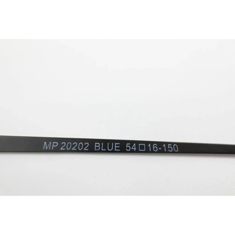 MP 20202 Blue Rectangular Eyeglasses Frames 54-16-150 Matte Navy Mens Womens